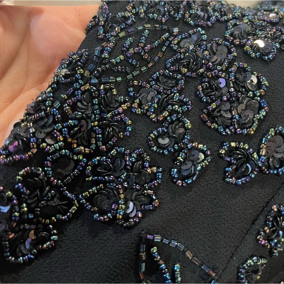 Je Matadi by Sean Mehta beaded sequin vintage dress XS - Picture 16 of 16